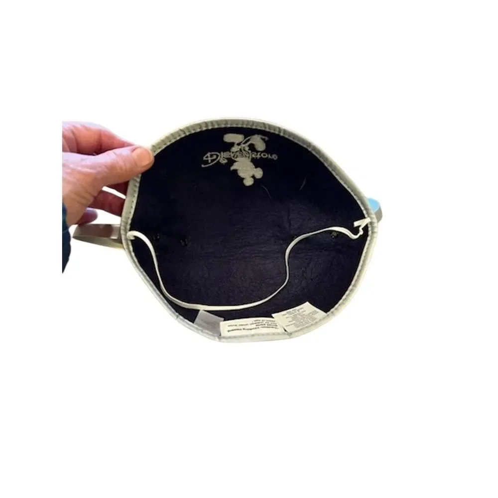 Disney‎ Store Mickey Mouse Ears Hat Silver Embroidered anniversary rare